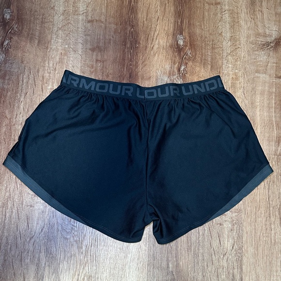 Under Armour Women's Athletic Black & Gray Shorts - Picture 5 of 7